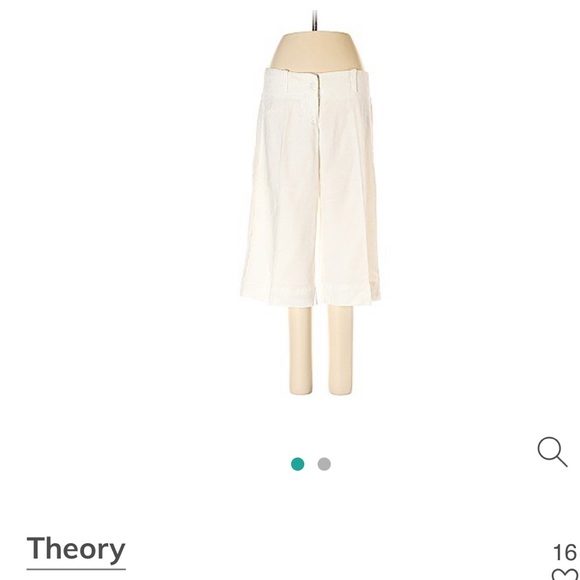 Theory cream Linen pants - Picture 2 of 5